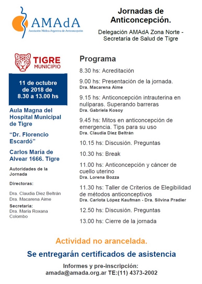 Jornada Anticoncepcion Tigre